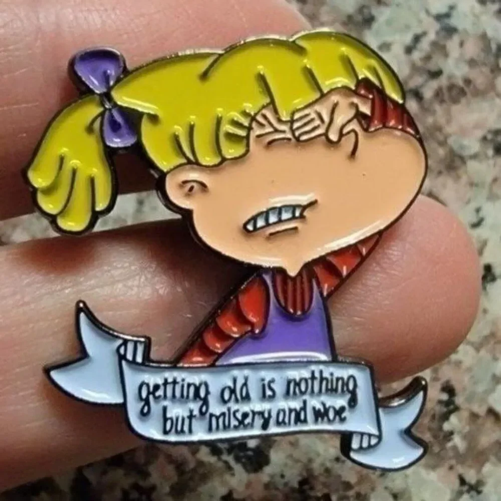 3/20 Rugrats Angelica Getting Old Enamel Pin